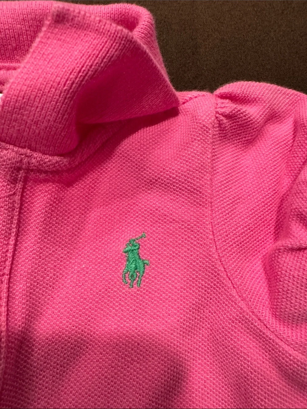 Ralph Lauren Girls Pink Polo Tunic Dress